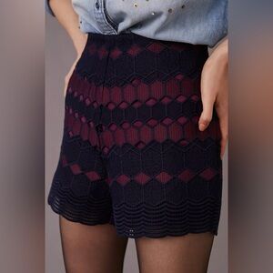 By Anthropologie Maeve Lace Shorts Size 6